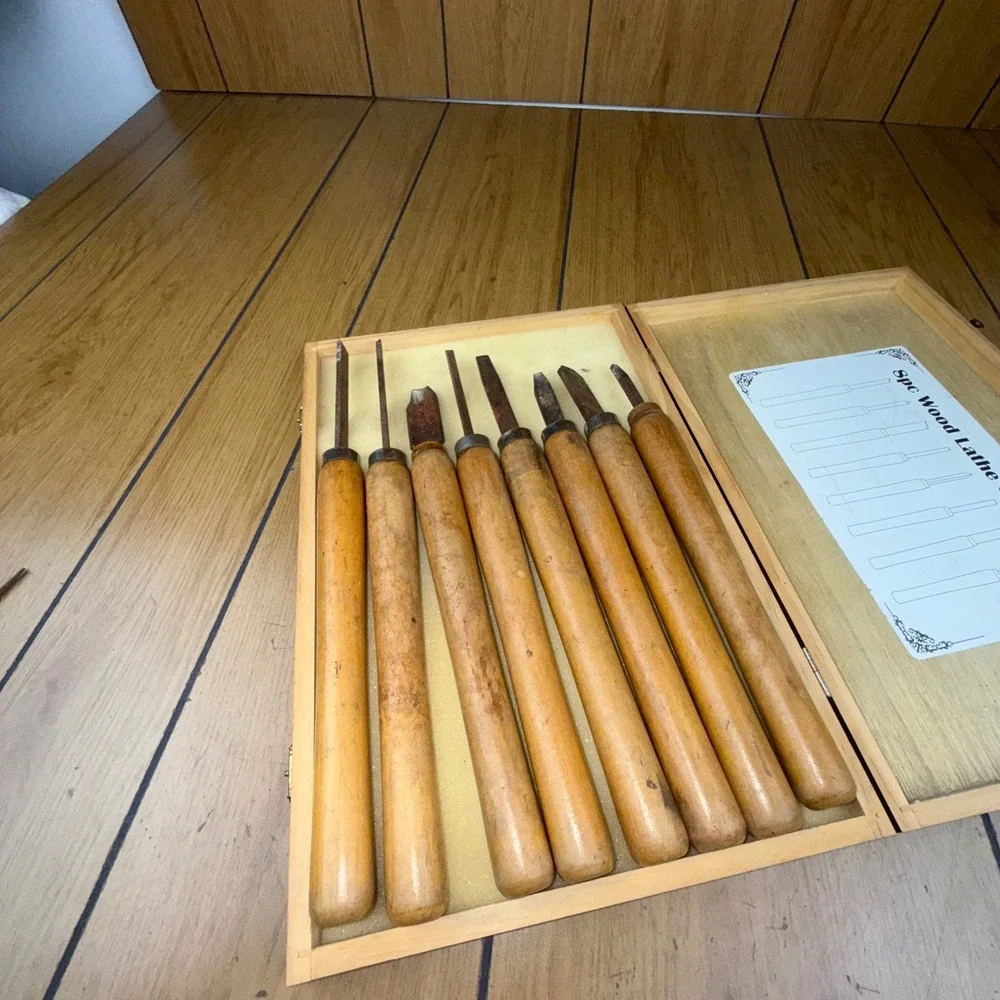 Cummins Industrial Tools 8pc Wood‎ Lathe Chisel Set No.3252 Woodworking